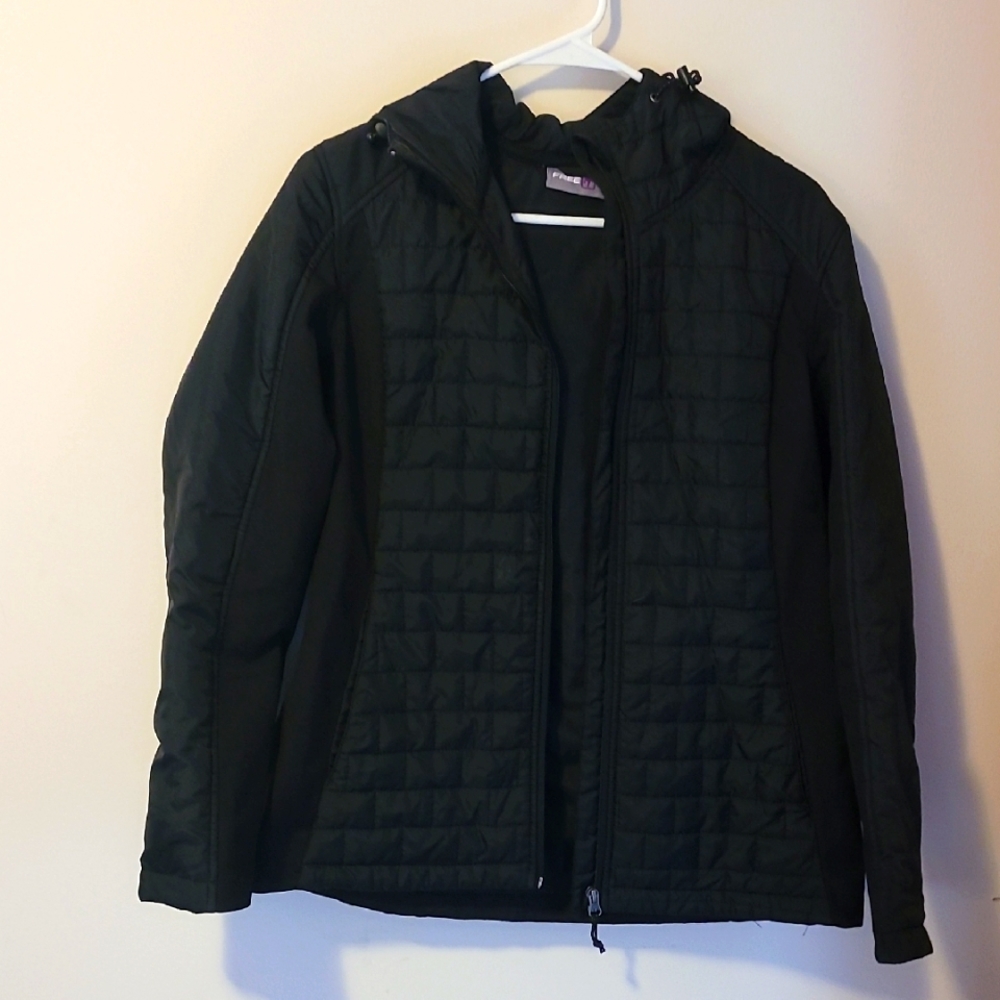 Women's Black Quilted Jacket